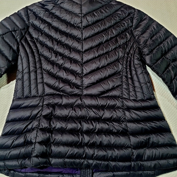 Michael Kors Packable Down Filled Women's Puffer Jet Black Jacket size Medium - Picture 6 of 8
